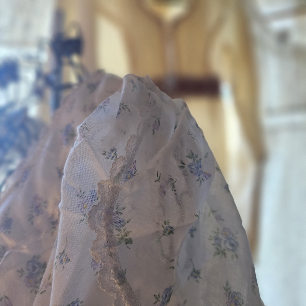 Gunne Sax Ivory Floral Lace Maxi Dress - Picture 5 of 11